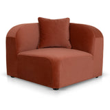 Soma Corner Option for 4 Seater Sofa - Umber Orange Corner Addition OL Sofa-Core