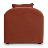 Soma Additional Armless for 4 Seater Sofa - Umber Orange Armless Addition OL Sofa-Core