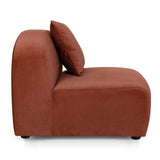 Soma Additional Armless for 4 Seater Sofa - Umber Orange Armless Addition OL Sofa-Core