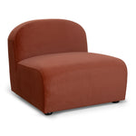 Soma Additional Armless for 4 Seater Sofa - Umber Orange Armless Addition OL Sofa-Core