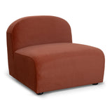 Soma Additional Armless for 4 Seater Sofa - Umber Orange Armless Addition OL Sofa-Core