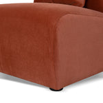 Soma Additional Armless for 4 Seater Sofa - Umber Orange Armless Addition OL Sofa-Core