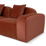 Soma 3 Seater Sofa - Umber Orange Sofa OL Sofa-Core