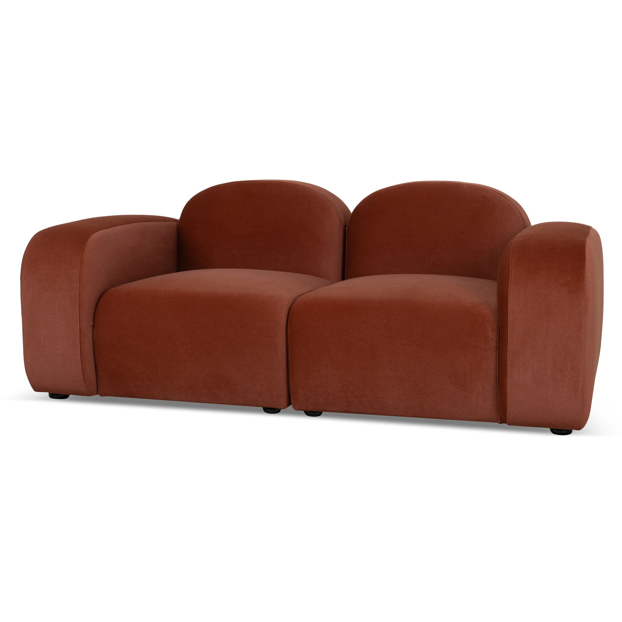 Soma 2 Seater Sofa - Umber Orange Sofa OL Sofa-Core
