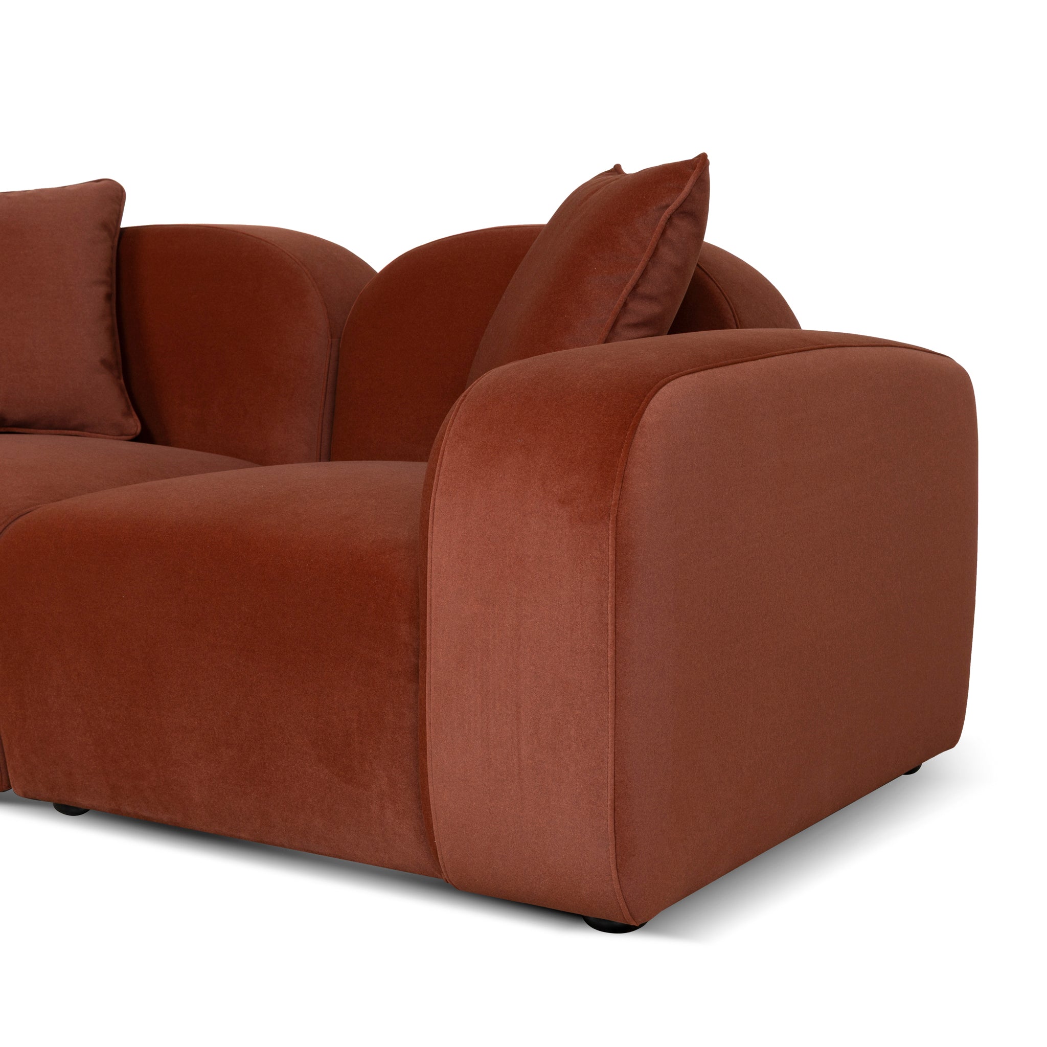 Soma 2 Seater Sofa - Umber Orange Sofa OL Sofa-Core