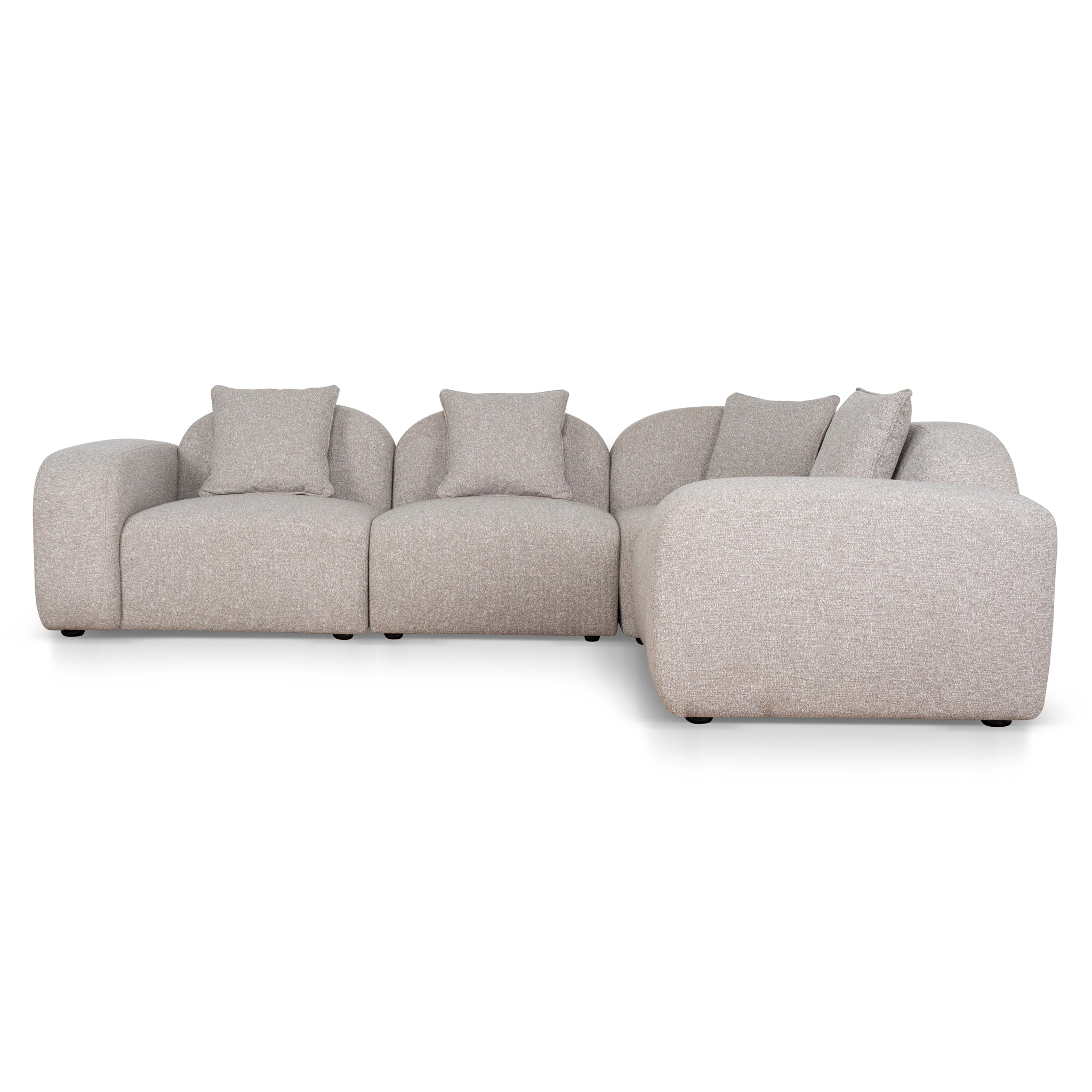 Soma Corner Option for 4 Seater Sofa - Hazel Beige - Last One Corner Addition OL Sofa-Core