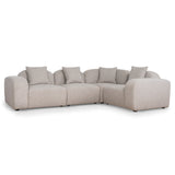 Soma Corner Option for 4 Seater Sofa - Hazel Beige - Last One Corner Addition OL Sofa-Core