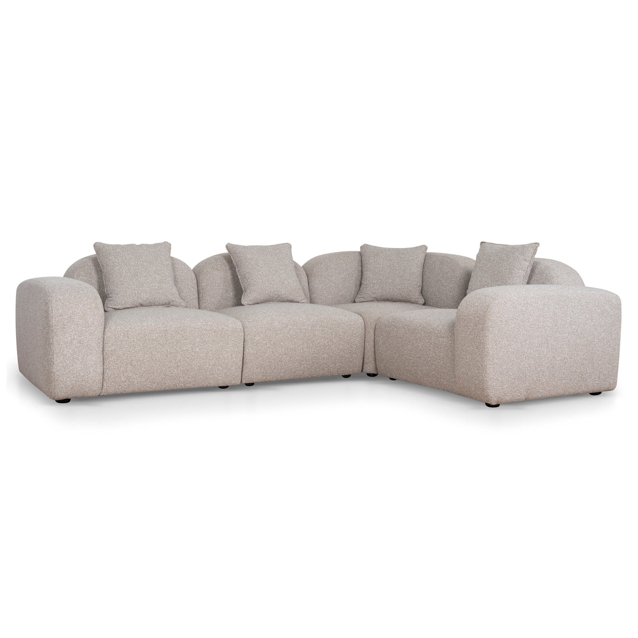 Soma Corner Option for 4 Seater Sofa - Hazel Beige - Last One Corner Addition OL Sofa-Core
