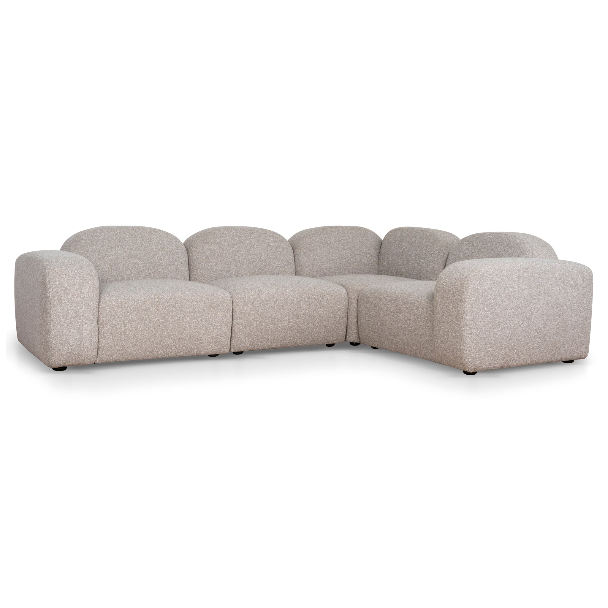 Soma Corner Option for 4 Seater Sofa - Hazel Beige - Last One Corner Addition OL Sofa-Core