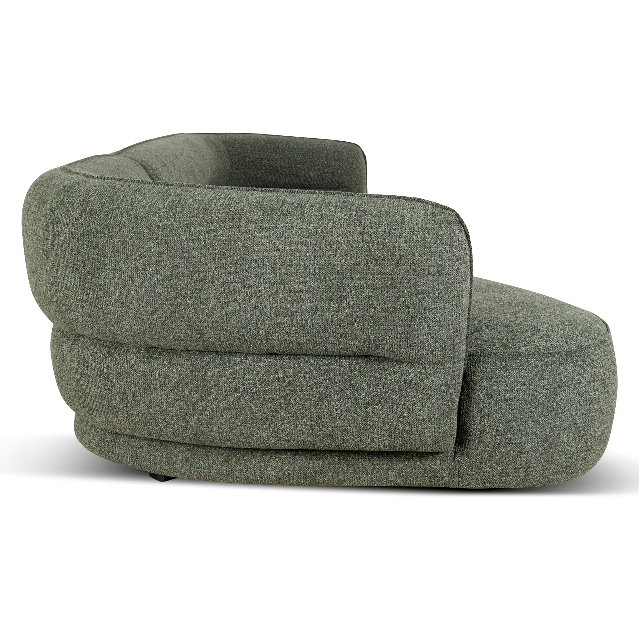 Rowe Left Chaise Sofa - Coral Dark Green Chaise Lounge KJ Sofa-Core