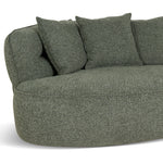 Rowe Left Chaise Sofa - Coral Dark Green Chaise Lounge KJ Sofa-Core
