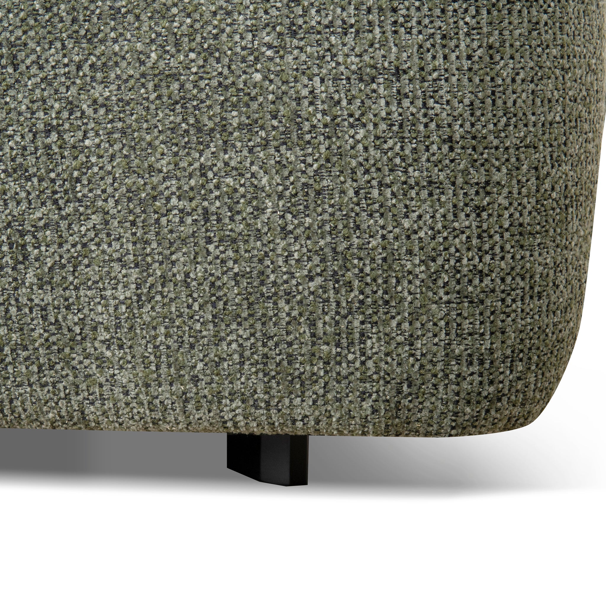 Rowe Left Chaise Sofa - Coral Dark Green Chaise Lounge KJ Sofa-Core