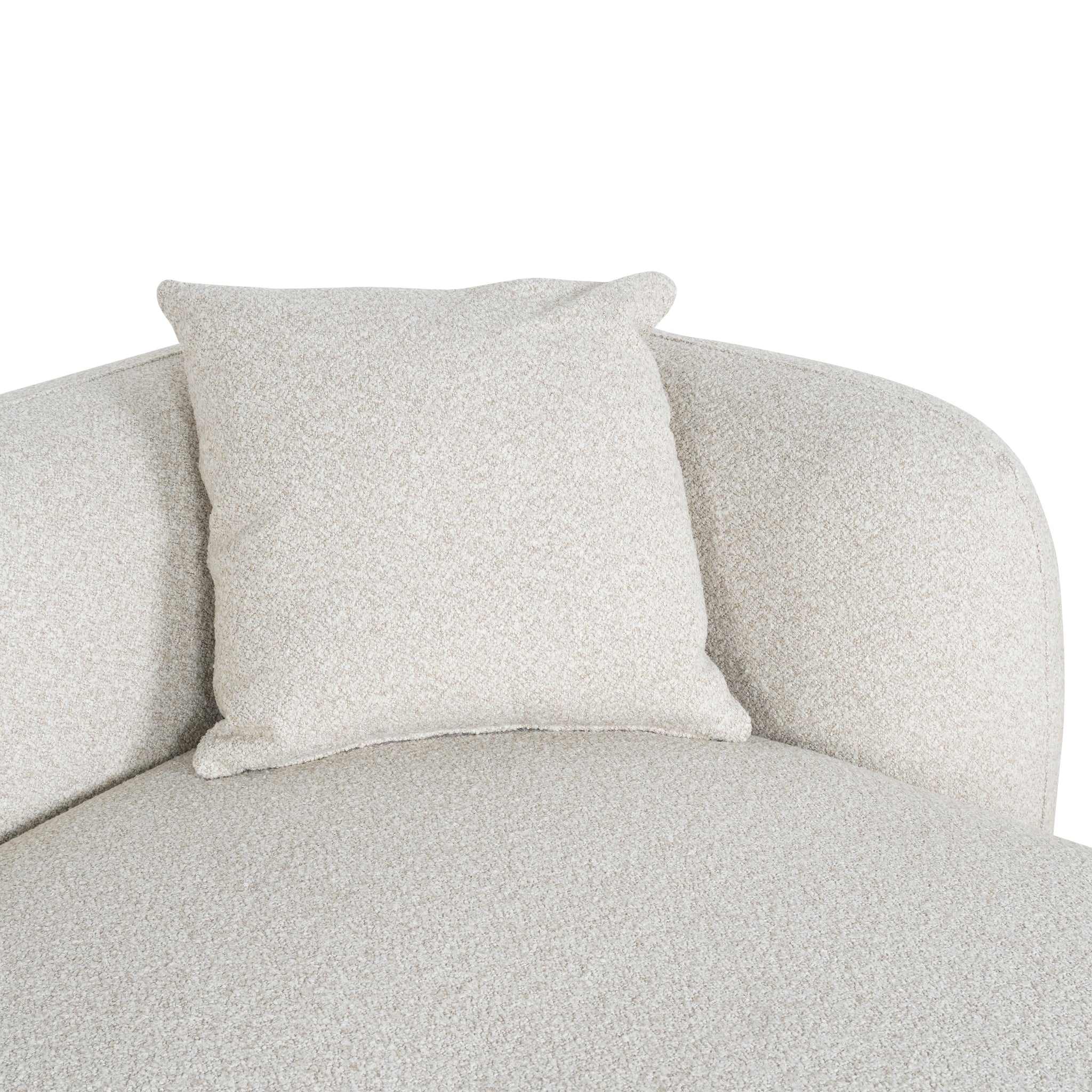 Justus 3 Seater Right Chaise Sofa - Oatmeal Beige Sofa Ace-Core