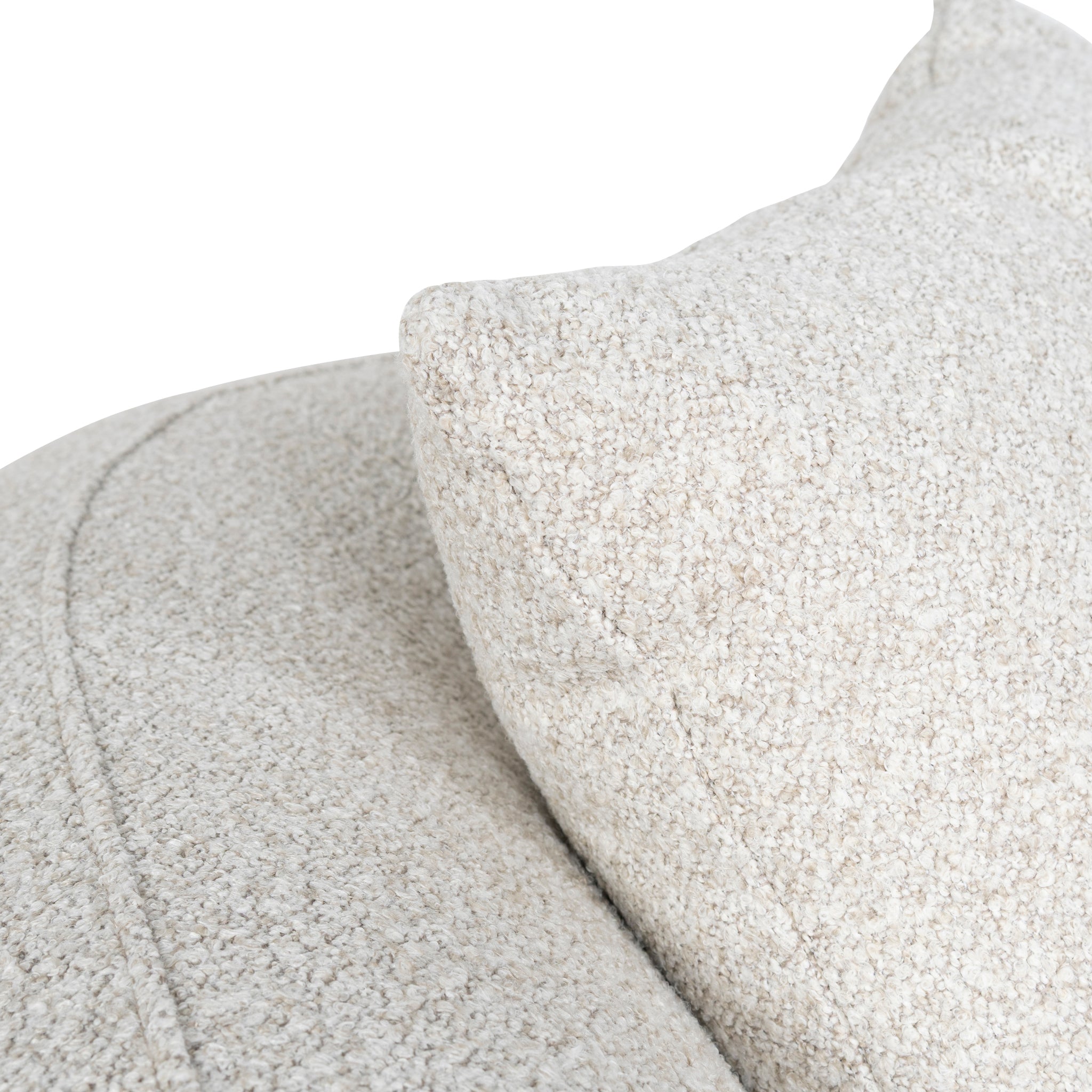 Justus 3 Seater Right Chaise Sofa - Oatmeal Beige Sofa Ace-Core