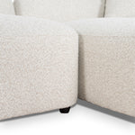 Justus 3 Seater Right Chaise Sofa - Oatmeal Beige Sofa Ace-Core