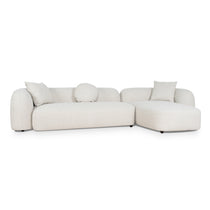 Justus 3 Seater Right Chaise Sofa - Oatmeal Beige Sofa Ace-Core