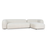 Justus 3 Seater Right Chaise Sofa - Oatmeal Beige Sofa Ace-Core