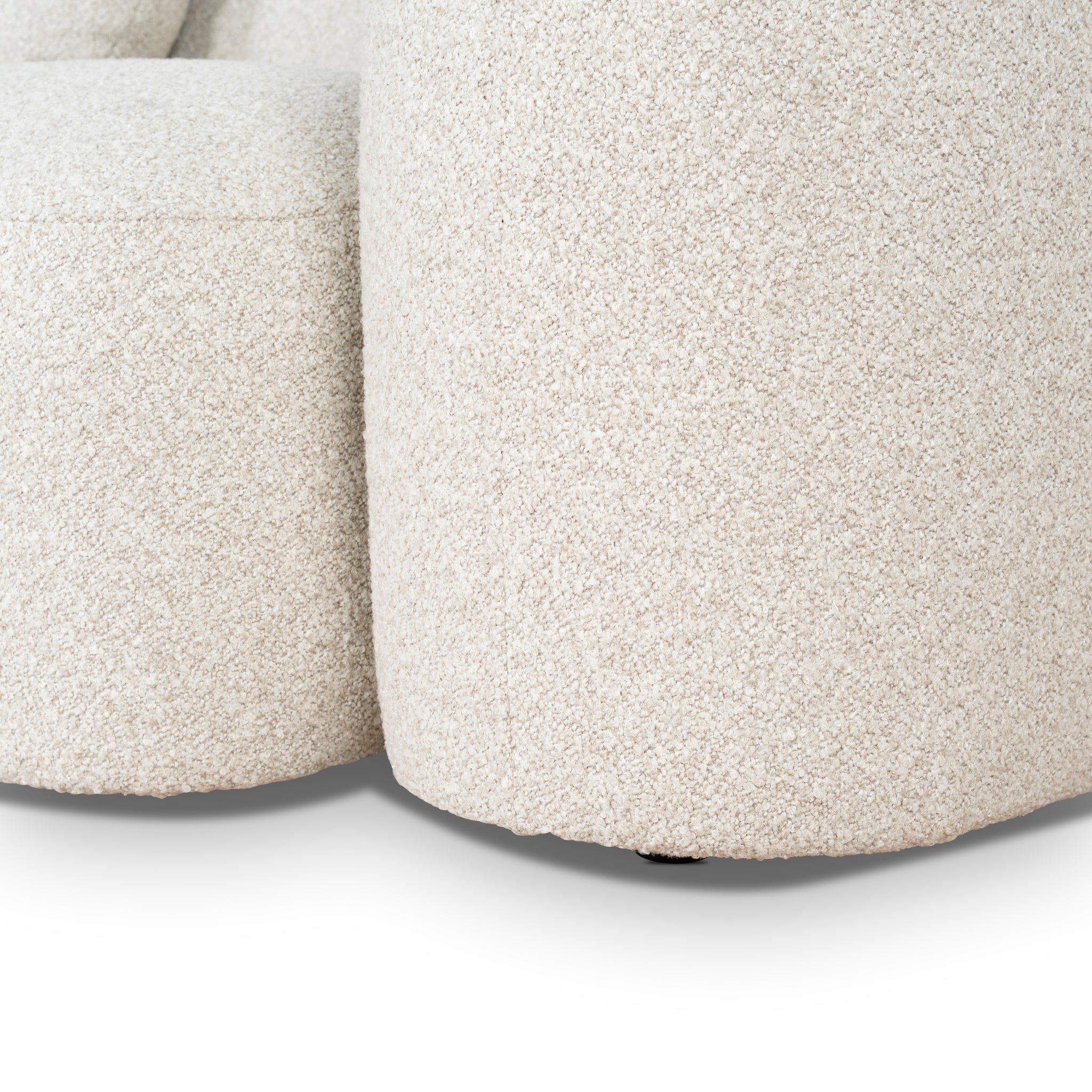 Justus 3 Seater Left Chaise Sofa - Oatmeal Beige Sofa Ace-Core