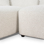 Justus 3 Seater Left Chaise Sofa - Oatmeal Beige Sofa Ace-Core