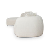 Justus 3 Seater Left Chaise Sofa - Oatmeal Beige Sofa Ace-Core