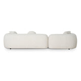 Justus 3 Seater Left Chaise Sofa - Oatmeal Beige Sofa Ace-Core