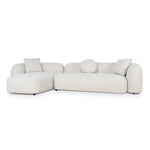 Justus 3 Seater Left Chaise Sofa - Oatmeal Beige Sofa Ace-Core