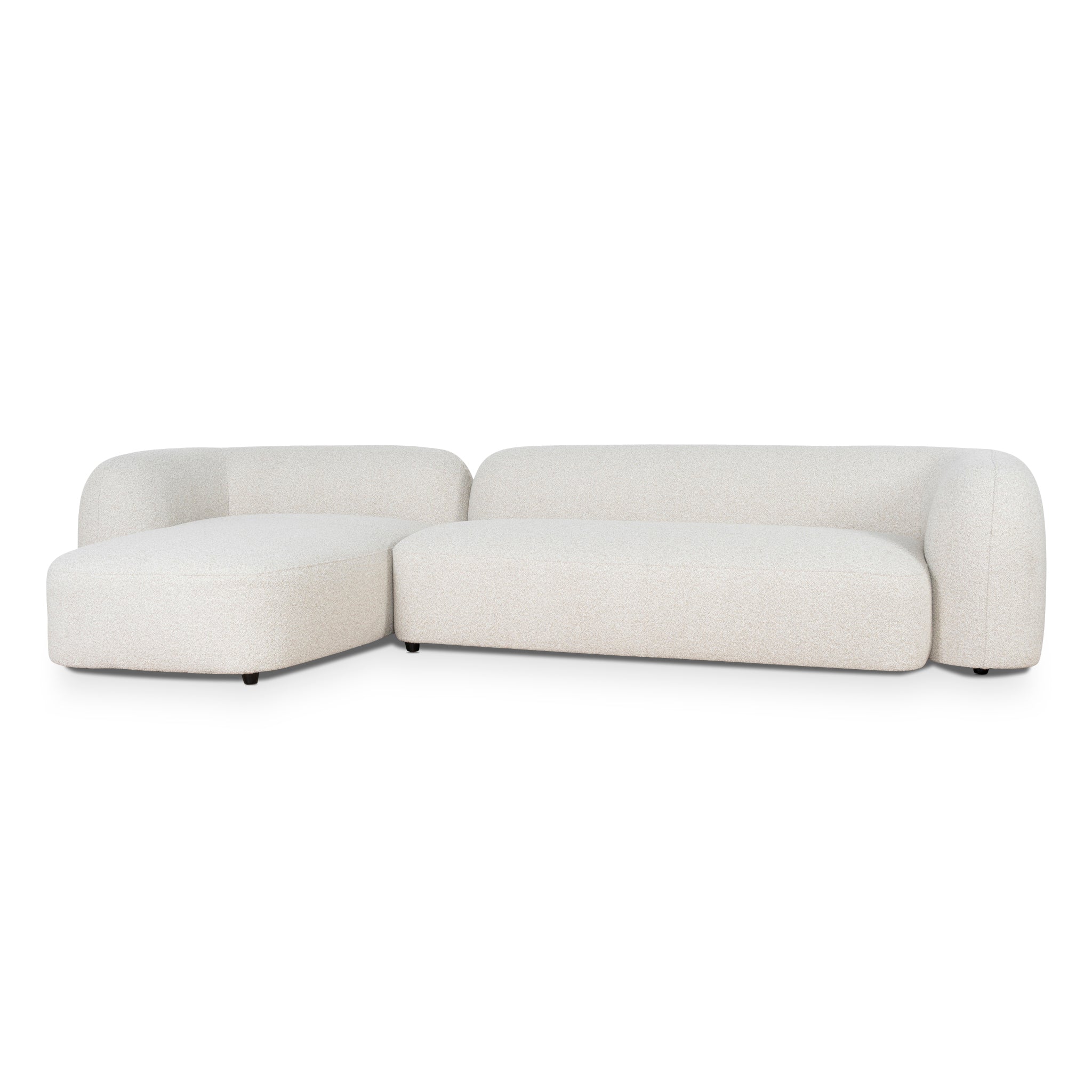Justus 3 Seater Left Chaise Sofa - Oatmeal Beige Sofa Ace-Core