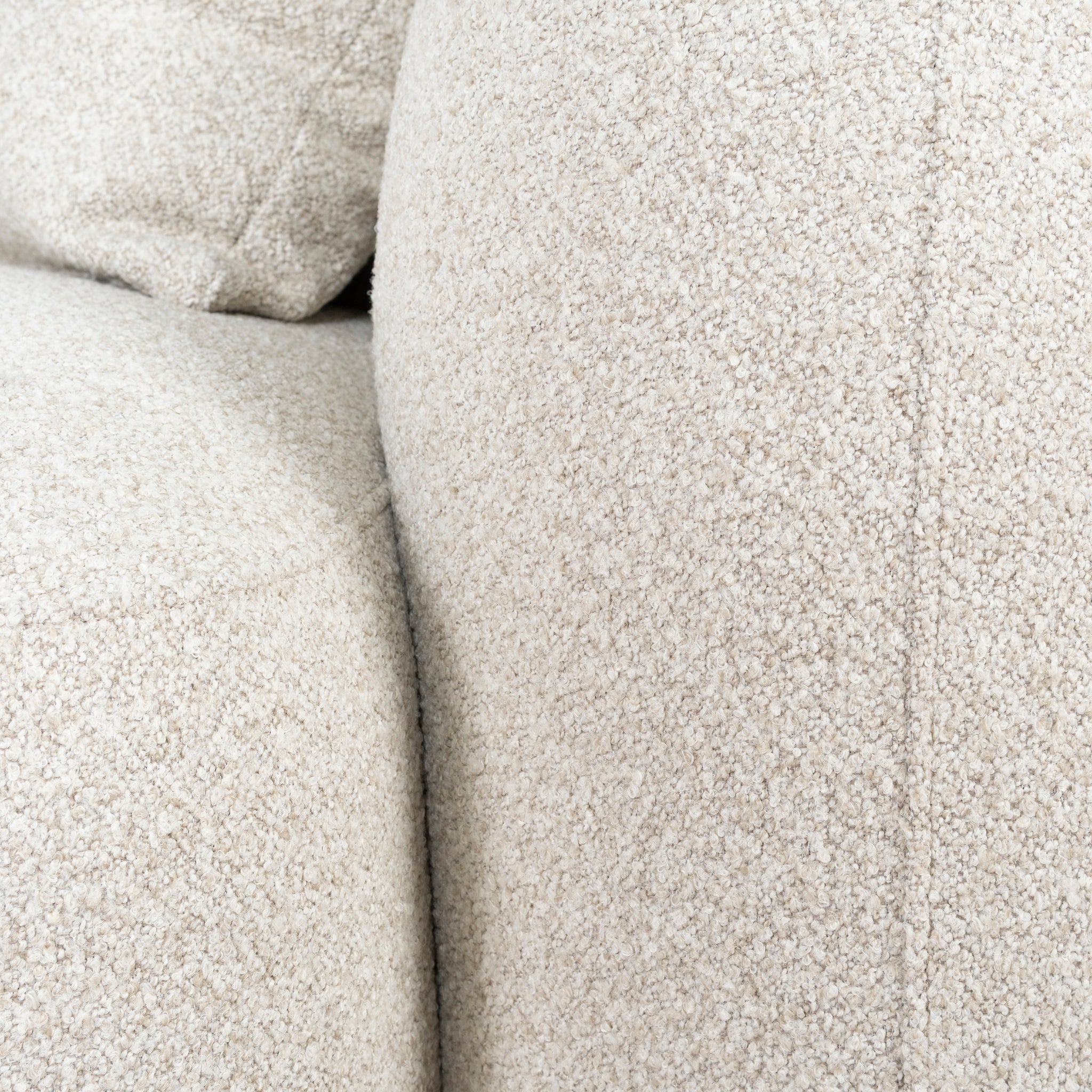 Justus 3 Seater Left Chaise Sofa - Oatmeal Beige Sofa Ace-Core