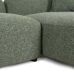 Justus 3 Seater Right Chaise Sofa - Amazon Green Sofa Ace-Core