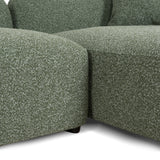 Justus 3 Seater Right Chaise Sofa - Amazon Green Sofa Ace-Core