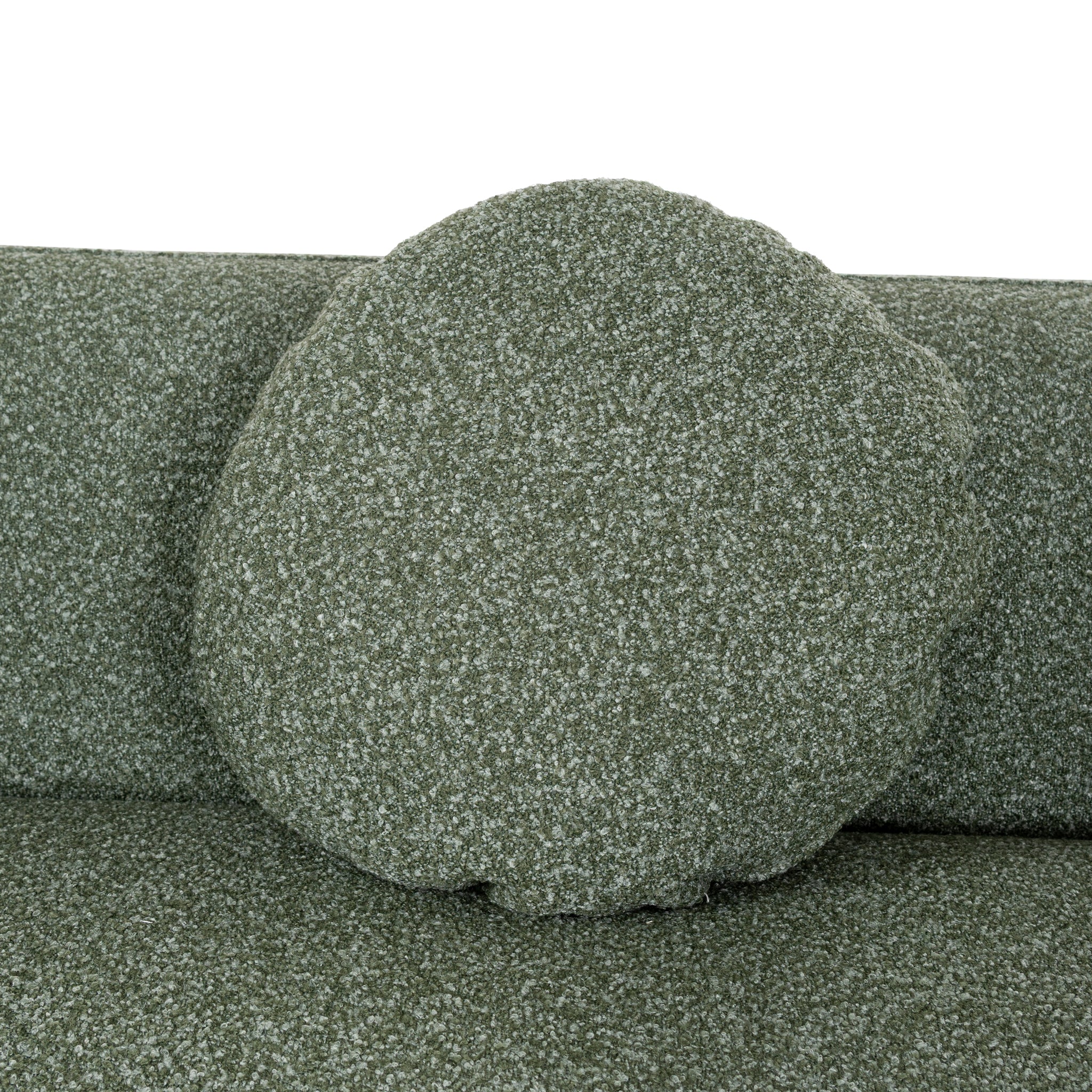 Justus 3 Seater Right Chaise Sofa - Amazon Green Sofa Ace-Core