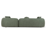 Justus 3 Seater Right Chaise Sofa - Amazon Green Sofa Ace-Core