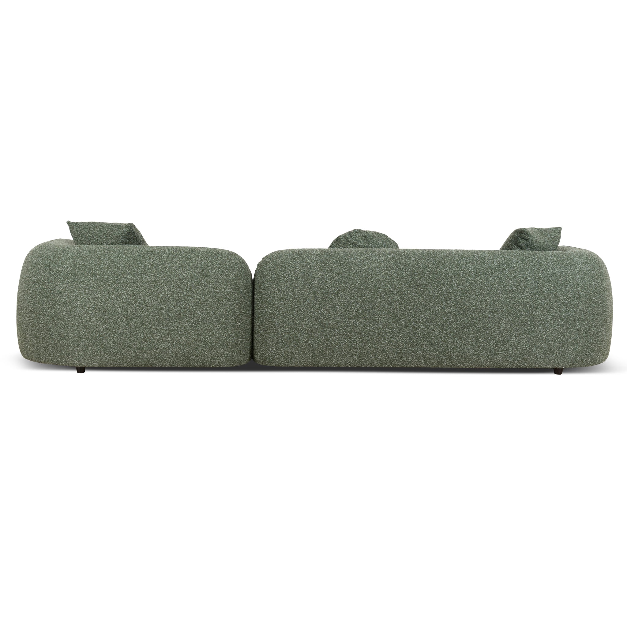 Justus 3 Seater Right Chaise Sofa - Amazon Green Sofa Ace-Core
