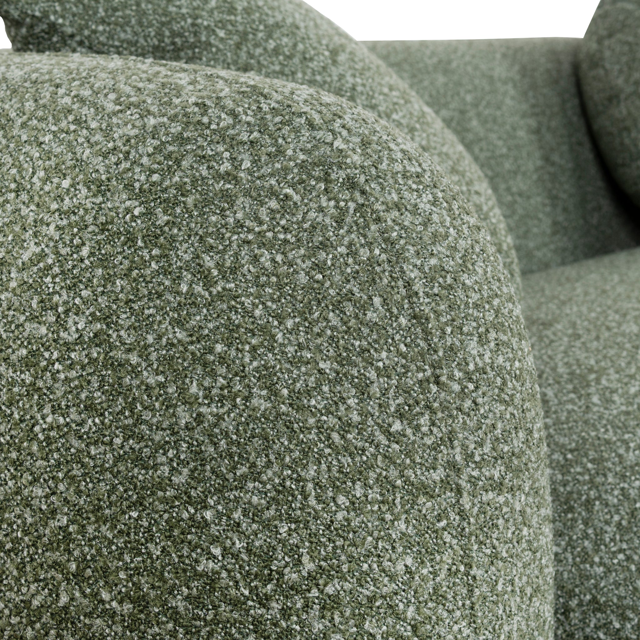 Justus 3 Seater Right Chaise Sofa - Amazon Green Sofa Ace-Core