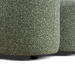 Justus 3 Seater Right Chaise Sofa - Amazon Green Sofa Ace-Core