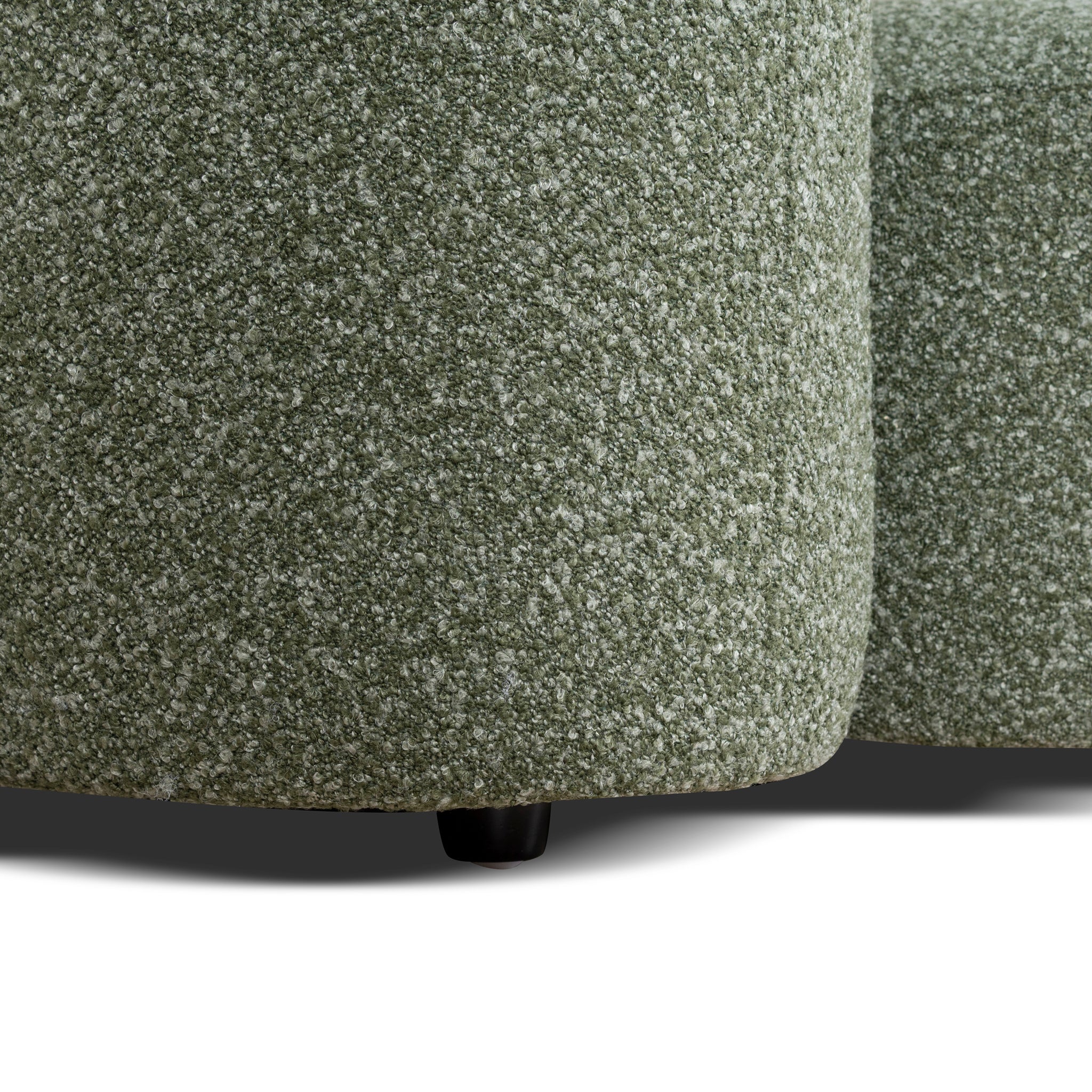 Justus 3 Seater Right Chaise Sofa - Amazon Green Sofa Ace-Core