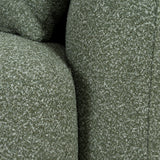 Justus 3 Seater Left Chaise Sofa - Amazon Green Sofa Ace-Core