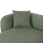 Justus 3 Seater Left Chaise Sofa - Amazon Green Sofa Ace-Core