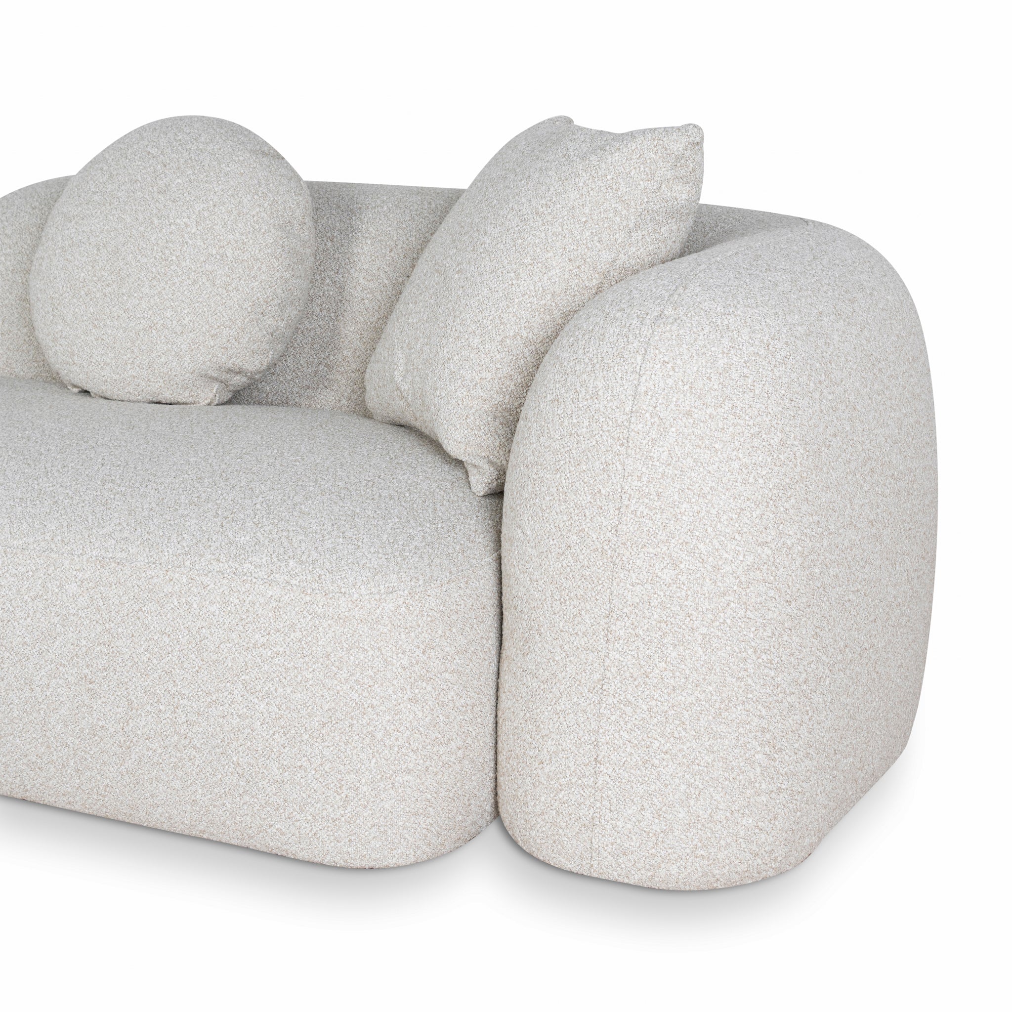 Justus 4 Seater Sofa - Oatmeal Beige Sofa Ace-Core