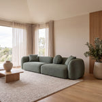 Justus 4 Seater Sofa - Amazon Green Sofa Ace-Core