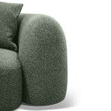 Justus 3 Seater Sofa - Amazon Green Sofa Ace-Core