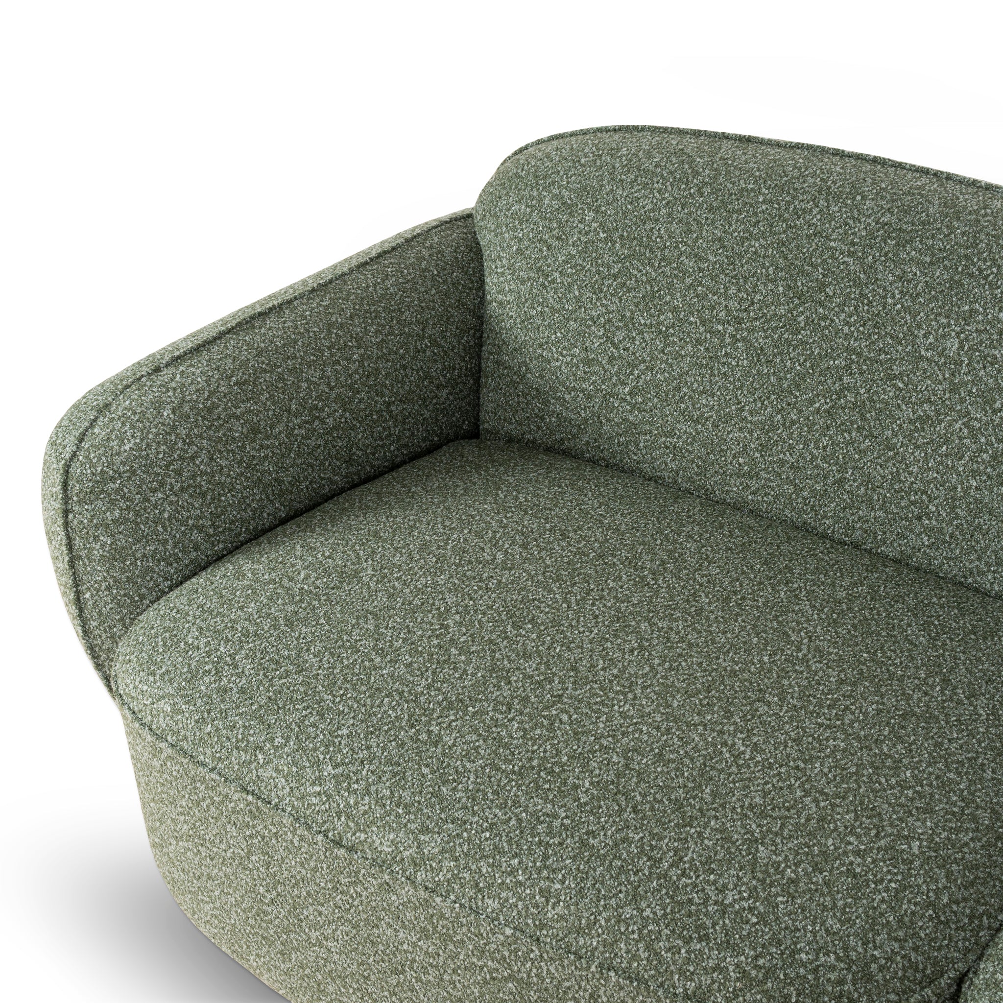 Serenity 3 Seater Right Chaise Sofa - Amazon Green Sofa Ace-Core