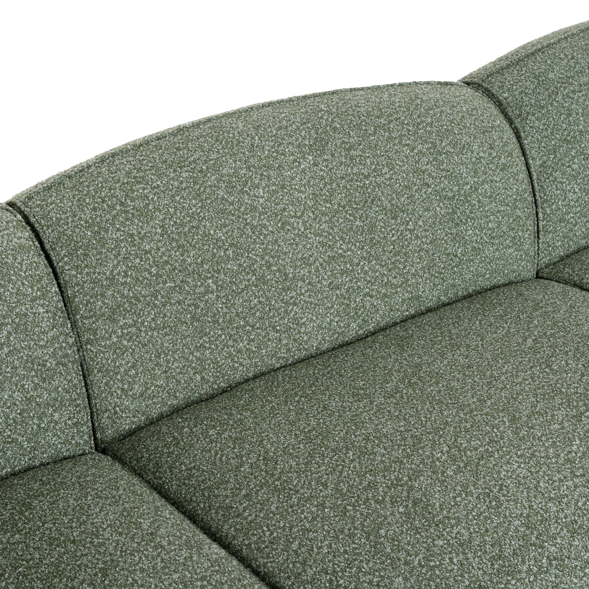 Serenity 3 Seater Right Chaise Sofa - Amazon Green Sofa Ace-Core