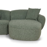 Serenity 3 Seater Right Chaise Sofa - Amazon Green Sofa Ace-Core