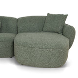 Serenity 3 Seater Right Chaise Sofa - Amazon Green Sofa Ace-Core