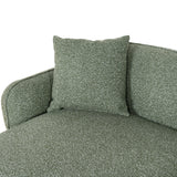 Serenity 3 Seater Left Chaise Sofa - Amazon Green Sofa Ace-Core
