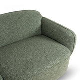 Serenity 3 Seater Left Chaise Sofa - Amazon Green Sofa Ace-Core