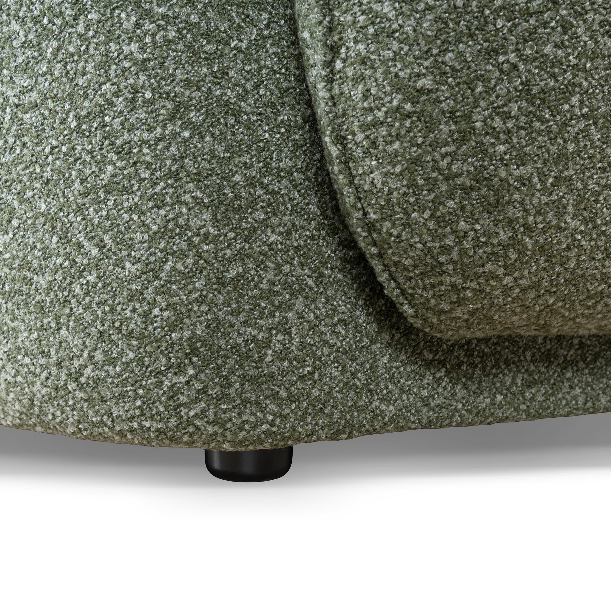 Serenity 3 Seater Left Chaise Sofa - Amazon Green Sofa Ace-Core