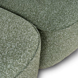 Serenity 3 Seater Left Chaise Sofa - Amazon Green Sofa Ace-Core