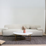 Goldendune 4 Seater Sofa - Oatmeal Beige Sofa Ace-Core